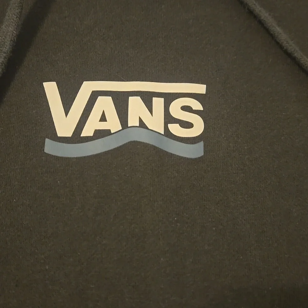Vans Black Sweatshirt Hoodie Classic Pullover Mens Size Small - Picture 2 of 3